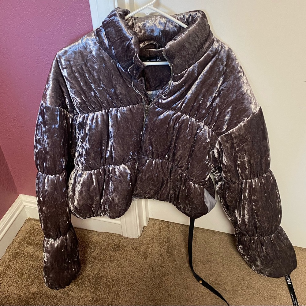 New! PLT Grey Zip up Jacket